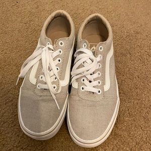 Tan Canvas Vans